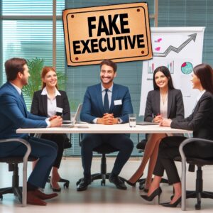 Illusion of Success with a Fake Executive